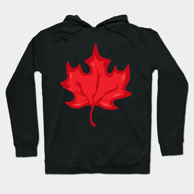 Maple Leaf Hoodie by Teeladen